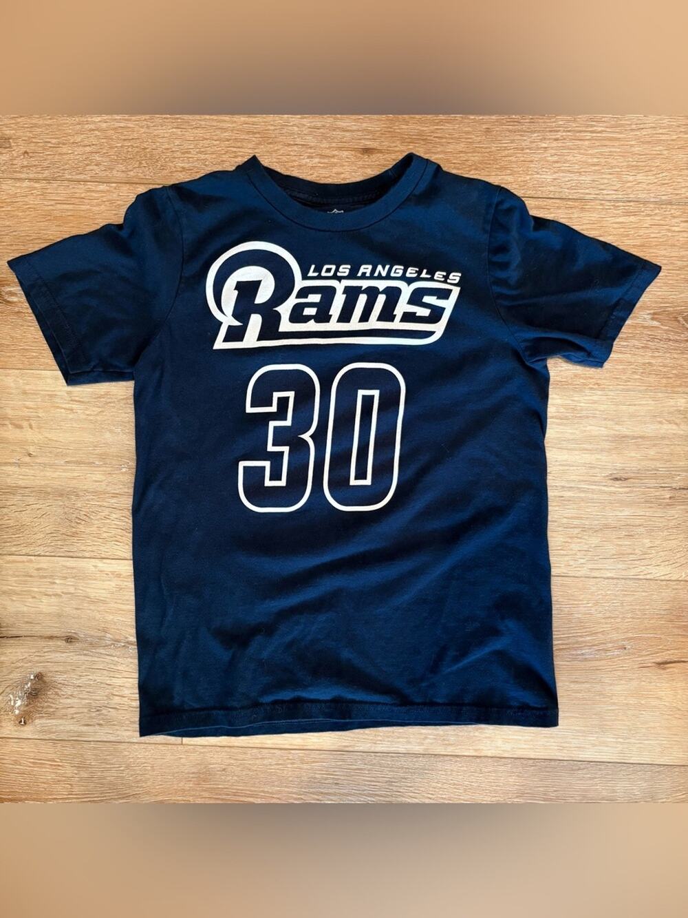 Kids Navy Blue Rams Tee